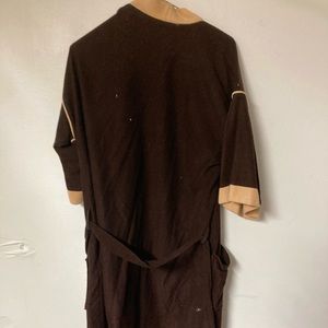 Unknown brand mens brown house coat.